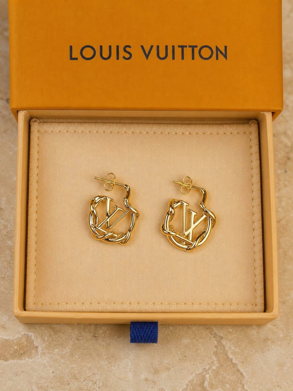 Louis Vuitton Signature Earrings Style 3 | New with Box - Picture 3 of 9